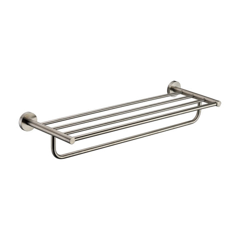 ALFI brand AB9538-BN Towel Bar & Shelf Bathroom Accessory, 26", Brushed Nickel