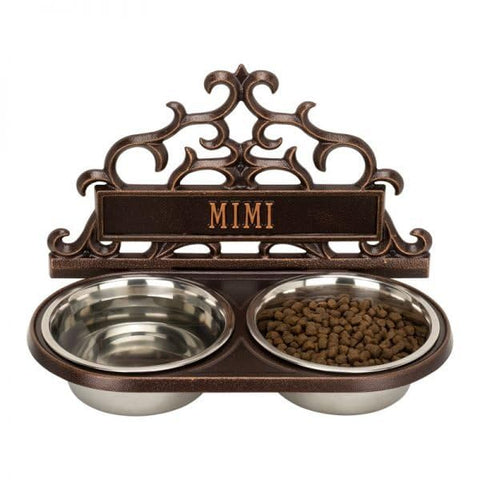 Personalized Wall Pet Bowl Feeder