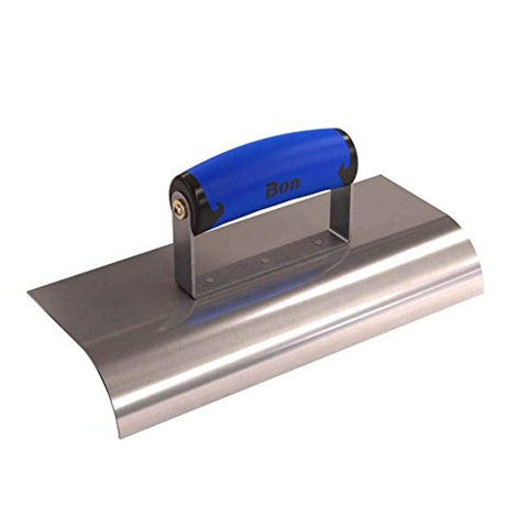 Bon 62-461 10-Inch by 4-Inch Stainless Steel Concrete Sidewalk Edger with 1-1/2-Inch Radius and 1-1/2-Inch Deep Comfort Grip Handle