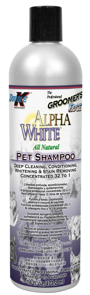 Groomer's Edge Alpha White Pet Shampoo, 16 oz