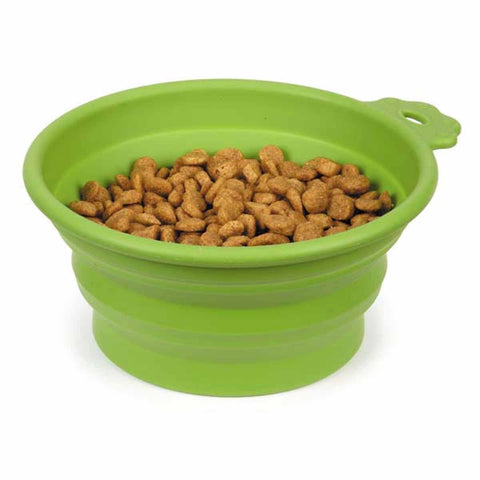 Guardian Gear Bend A Dog Bowl, 5-Inch, Green