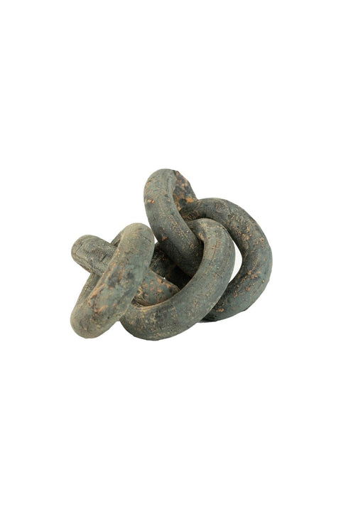Kalalou H3933 Clay Chain-Round Edges, Gray