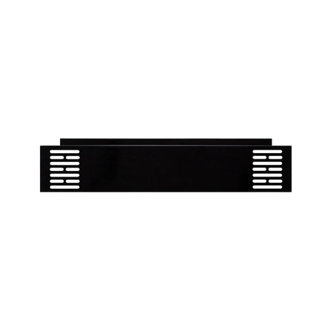 Summit Wall Oven Gap Filler, Decorative Appliance Space Filler Grill, Black, Made In The USA