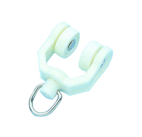 30 Pieces Plastic Curtain Track Rollers Sliding Wheel Roller Carrier, Style G