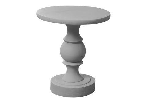 Monarch Specialties I 4160 Accent Table, 25" H, Indoor Or Outdoor, Bedroom, End, Living Room, Nightstand, Round, Side Table, Grey, Transitional
