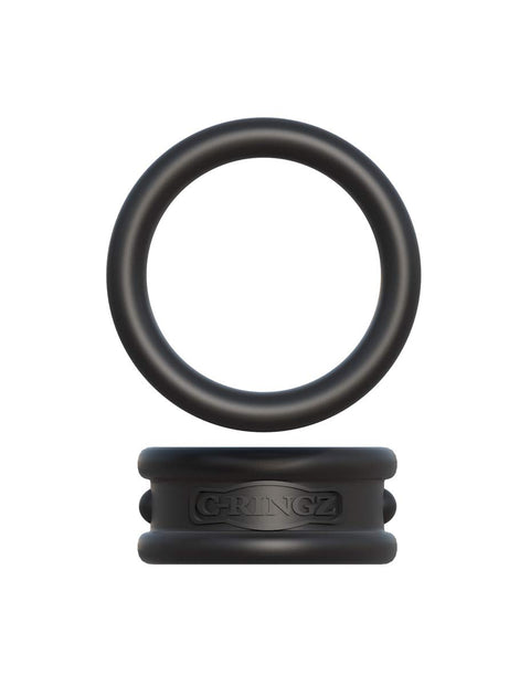 Pipedream Fantasy C-Ringz Max-Width Silicone Rings Dildo, Black, 1 Pound