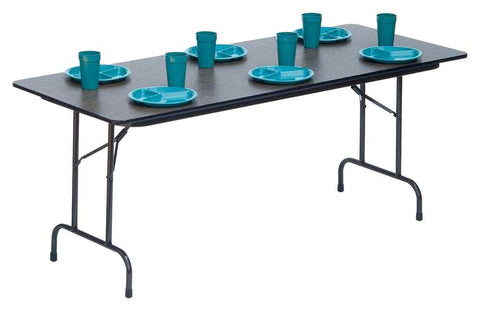 Solid Plywood Core Folding Table (30 in. x 96 in./Med Oak)