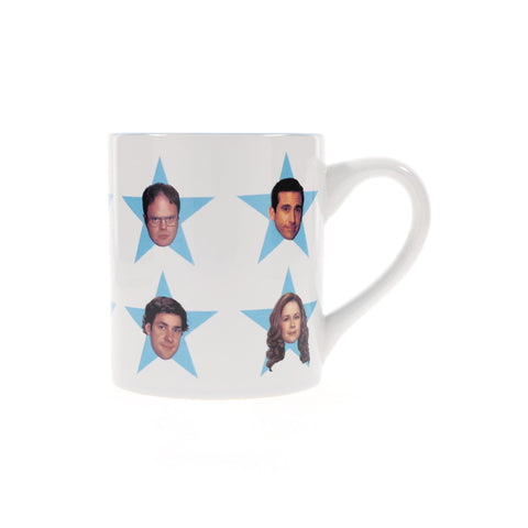 Silver Buffalo The Office Cast Stars Ceramic Mug | Coffee Cup For Tea, Cocoa, Beverages | Holds 14 Ounces