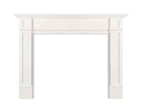 Pearl Mantels 540-48 Marshall Fireplace, 48-Inch, White Paint Mantel Surround, Opening Width