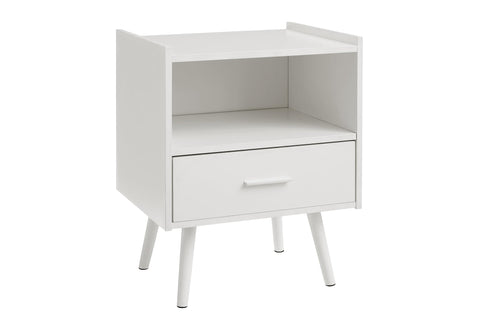 Monarch Specialties I 3666 Accent Table, Side Table, End, Nightstand, Bedroom, Living Room, White Laminate