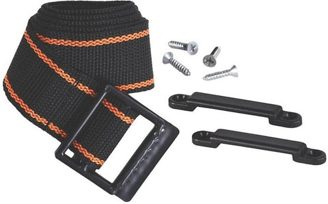 Arcon Battery Box Strap Kit 54 Inch Black Woven Polypropylene Strap with Plastic Buckle Stainless Steel Fasteners Complete Hold-Down Hardware for Battery Boxes Arcon 11796