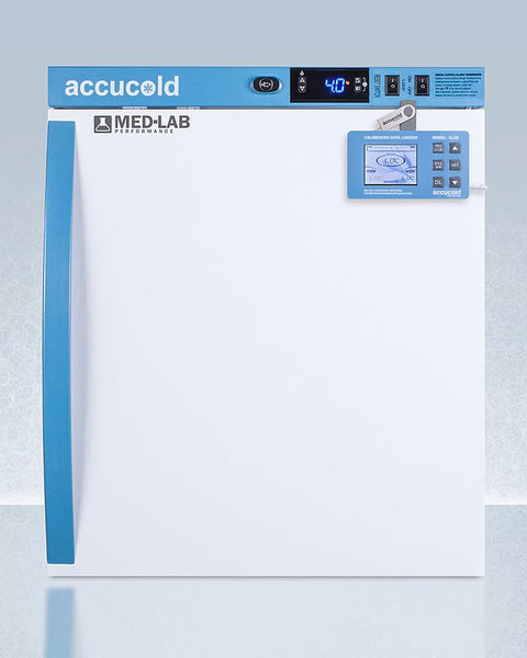 Accucold ARS1PV-CRT Compact Controlled Room Temperature Cabinet; 1 cu.ft Capacity; Automatic Defrost; Design to Store Medication, Pharmaceuticals, and other Sensitive Materials; Temperature Alarm