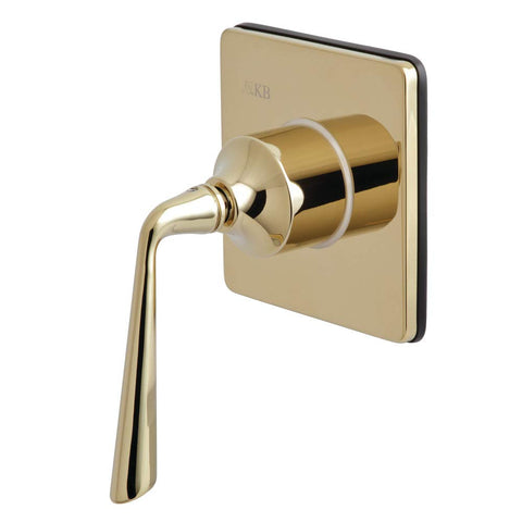 Kingston Brass KS3042ZL 3-Way Diverter Valve with Trim Kit, Polished Brass