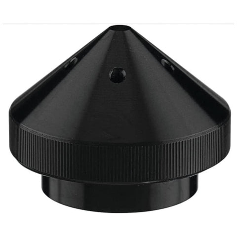 T-H Marine G-Force Eliminator Trolling Motor Prop Nut for Lowrance Ghost - 6061 Billet Aluminum Noise Reduction Prop Nut Upgrade with Cooling Ports and O-Ring Vibration Damping - Black