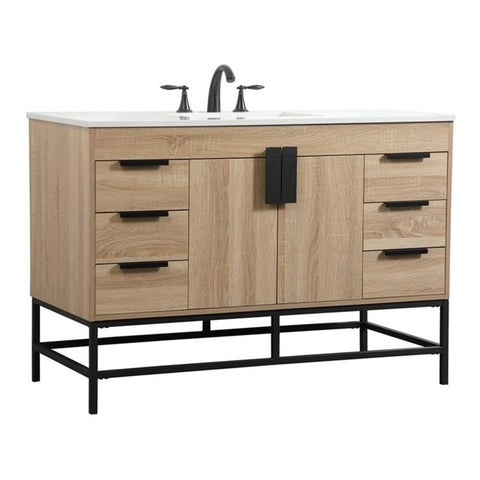 Elegant Decor Indoor Modern Under Sink Bathroom Fixtures Storage Organizer Cabinet 30 inch Single Bathroom Vanity - Green