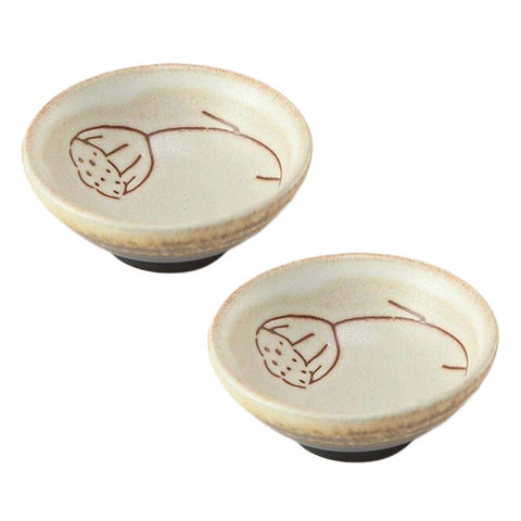 Pigeon Fleet 2 Pcs 2 oz Chinese Kungfu Teacup Handcraft Lotus Seedpod Crude Pottery Japanese Tea Cup Ceramic Wine Cup