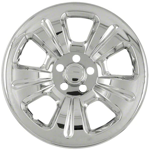 Set of 4 Chrome 15" Wheel Skin Hub Covers w Center 2003 - 07 Subaru Forester w 16x6 Inch 5 Lug 5 dimpled Spokes Steel Rim - aftermarket: IMP/52X