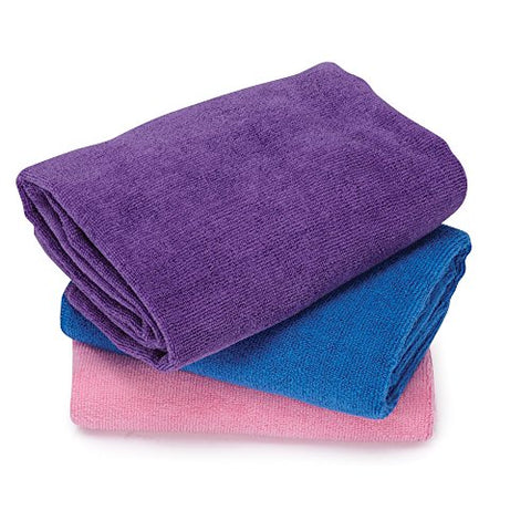 Top Performance Microfiber Towels — Convenient, Brightly Colored Towels for Drying Pets After Bathing - 36", 3-Pack