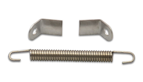 Vibrant Performance Power 10340 Exhaust Collector Lock Tabs, Weld-On, 2 Stainless Steel weld tabs, 1 Spring, kit