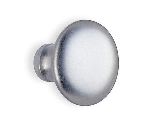 Smedbo Home Decorative Accessories Plain Round Knob 1 1/2" Brushed Chrome