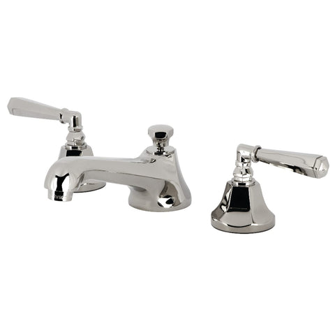 Kingston Brass KS4466HL Metropolitan Widespread Bathroom Faucet, Polished Nickel