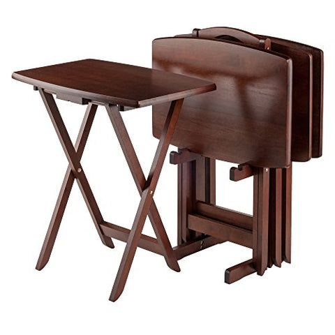 Winsome Darryl Snack Table, Pack of 1, Walnut