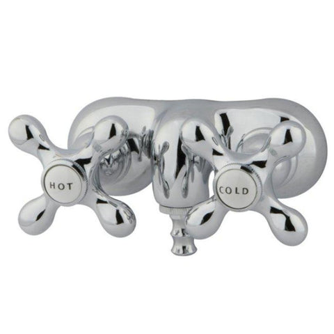Elements of Design DT0421AX Hot Springs Wall Mount Clawfoot Tub Filler, Polished Chrome