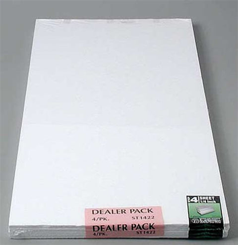 Woodland Scenics ST1422 Foam Sheet 1/4"x1'x2' (4), ST1422