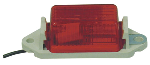 Barjan 496110712 2 Hole SAE P2 97 Dot Marker Light44; Red