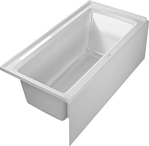Duravit Architec 60" x 30" Alcove Soaking Acrylic Bathtub 700356000000090