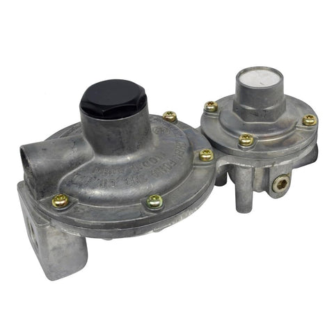 Mr. Heater F273763 Two Stage VericalPropane Regulator 1/4" Female Inlet and a 3/8" Female Outlet