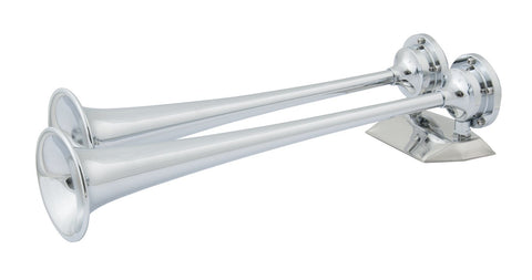 Marinco 10624 24V Chrome Plated Dual Trumpet Air Horn