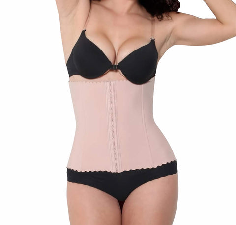 Powernet Waist Cincher Girdle Body Shaper - L - Black