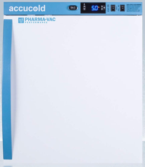 Summit Appliance ARS1PV Pharma-Vac Performance Series 1 Cu.Ft. Compact All-refrigerator for Vaccine Storage with Auto Defrost, Factory-installed Lock, Digital Thermostat, White