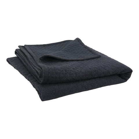 Rizzy Home Breeze On By Nightfall Quilted Bedding, King, Indigo