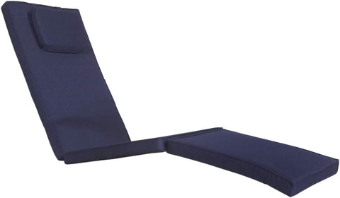 Blue Steamer Chair Cushion