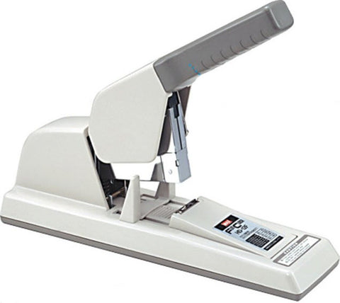 Max HD-12F Max HD-12F High-Capacity Flat-Clinch Heavy-Duty Stapler, 150 Sheet Cap, Gray