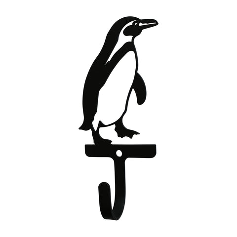 Village Wrought Iron Decorative Penguin - Wall Hook Small