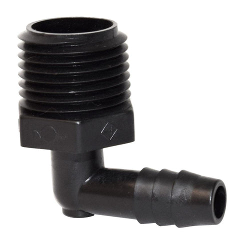 Valterra RF882 1/2" Male Pipe Thread x 3/8" Barb Elbow Fitting