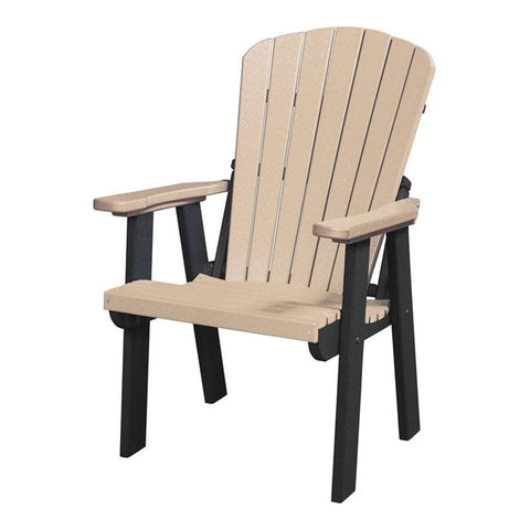 American Furniture Classics  Model 130-C-WWTB Counter Height Swivel Arm Chair in Weatherwood with a Tudor Brown Base Made in the USA