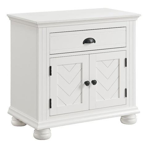 Picket House Furnishings Conaughey 1-Drawer Nightstand in White