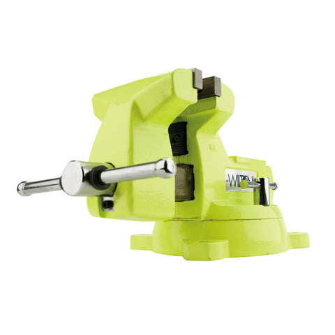 Wilton High-Vis Safety Bench Vise, 6" Jaw Width, 5-3/4" Jaw Opening, 4-1/8" Throat (Model 1560)