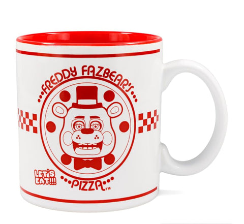 Silver Buffalo Five Nights At Freddy's Freddy Fazbear's Pizza Box Ceramic Coffee Mug | Holds 20 Ounces
