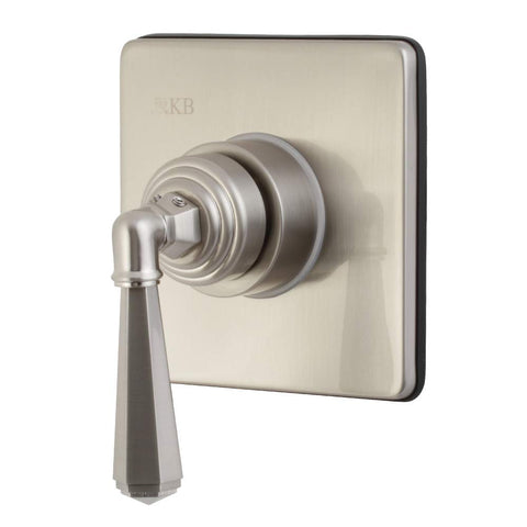 Kingston Brass KS3048HL Metropolitan 3-Way Diverter Valve with Trim Kit, Brushed Nickel