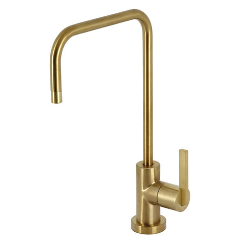 Kingston Brass KS6197CTL Continental Single-Handle Water Filtration Faucet, Brushed Brass