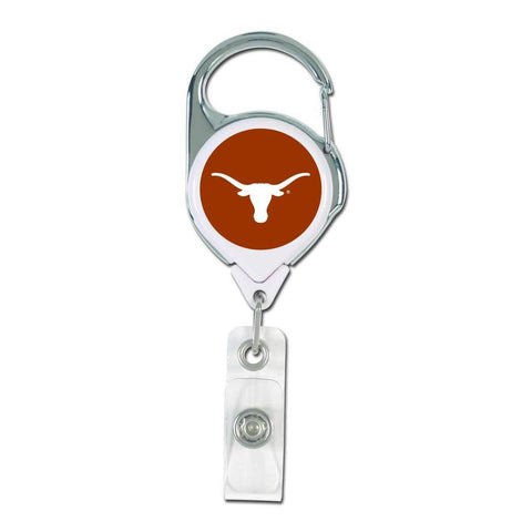 NCAA Texas Longhorns Retractable Premium Badge Holder, Team Color, One Size