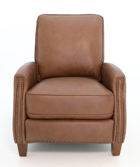 BarcaLounger Melrose Manual Recliner-Dobbs-Saddle