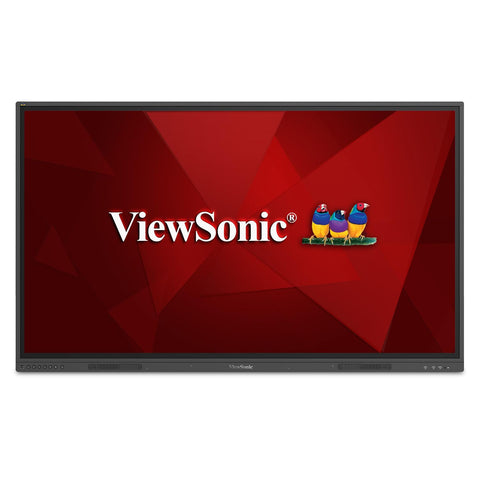 ViewSonic IFP65G1 65 Inch 4K UHD OS-Free ViewBoard Interactive Smart Board with Google EDLA, Multi-Point Touch, OPS Slot, 10W Dual Speakers, HDMI, VGA, USB Hub, and USB C Inputs