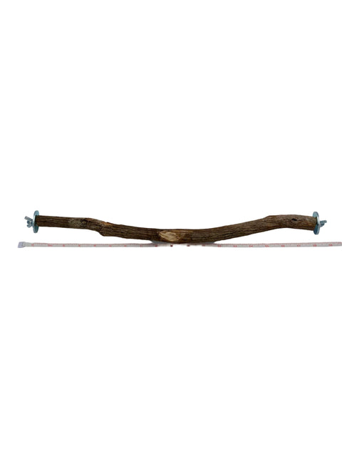 Polly's Full Length Hardwood Cage Perch for Parakeets, Cockatiels, Cockatoos, Macaws, and Other Birds (18")