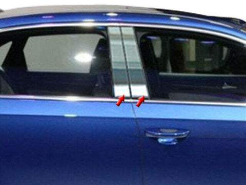 QAA is Compatible with 2012-2019 Volkswagen Passat 4 Piece Stainless Pillar Post Trim PP12675